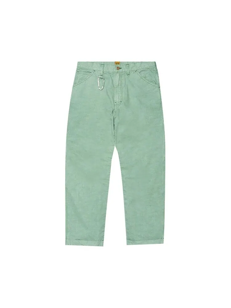 Брюки Human Made Garment Dyed Painter Pants — изображение 1 из 2, зеленый