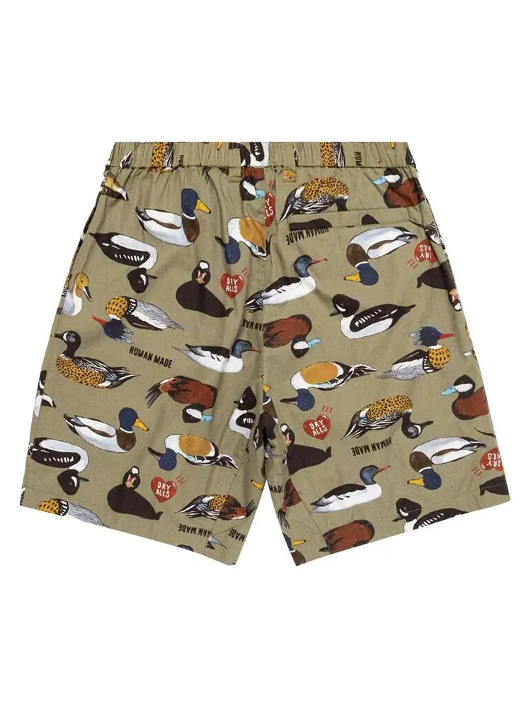 Шорты Human Made Duck Shorts Olive Drab — изображение 2 из 2, оливковый