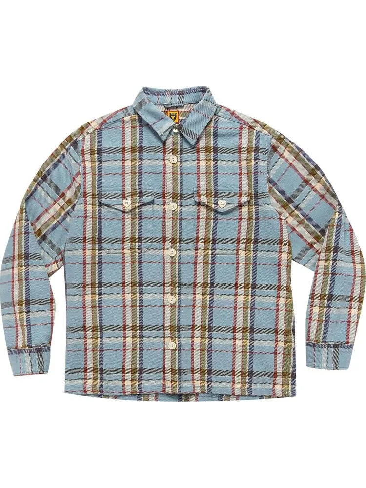 Рубашка Human Made Check 'Blue'