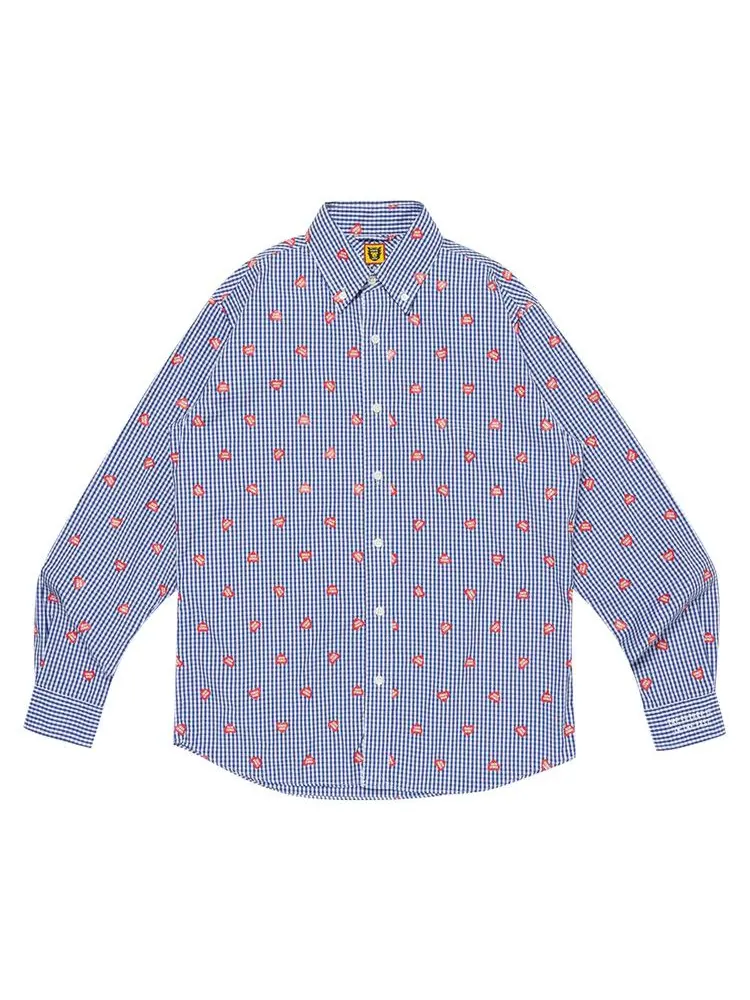 Рубашка Human Made Heart Gingham Check Shirt