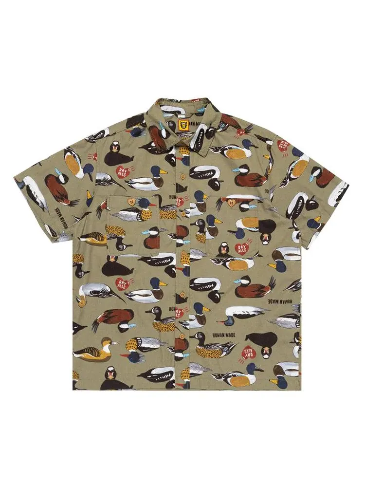 Рубашка Human Made Duck Short-Sleeve Shirt