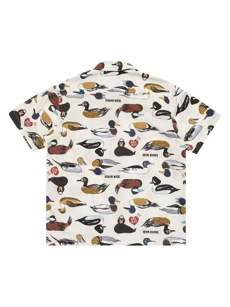 Рубашка Human Made Duck Short-Sleeve Shirt — изображение 2 из 2, белый