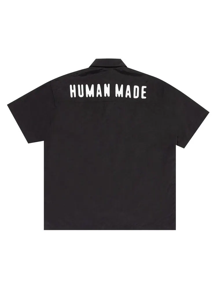 Рубашка Human Made Nylon Short-Sleeve Shirt — изображение 2 из 2, черный