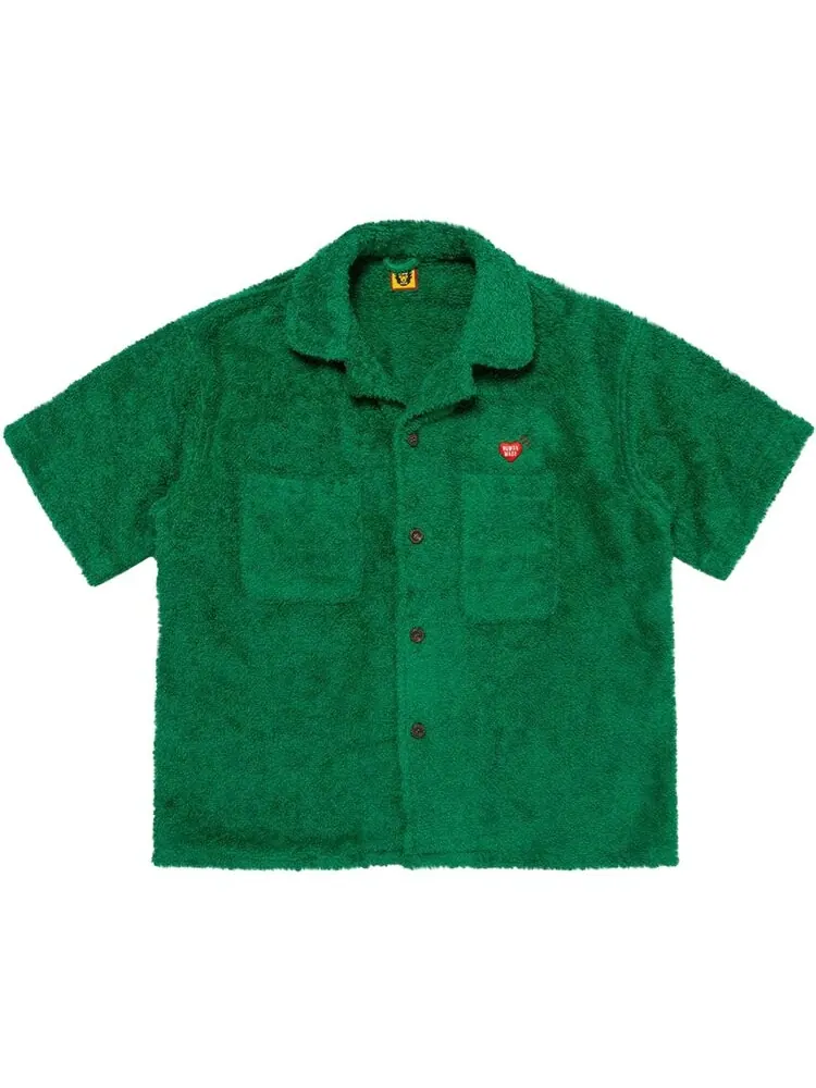 Рубашка Human Made Pile Aloha Shirt — изображение 1 из 3, зеленый