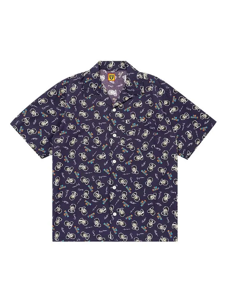 Рубашка Human Made Beatles Aloha Shirt — изображение 1 из 3, темно-синий