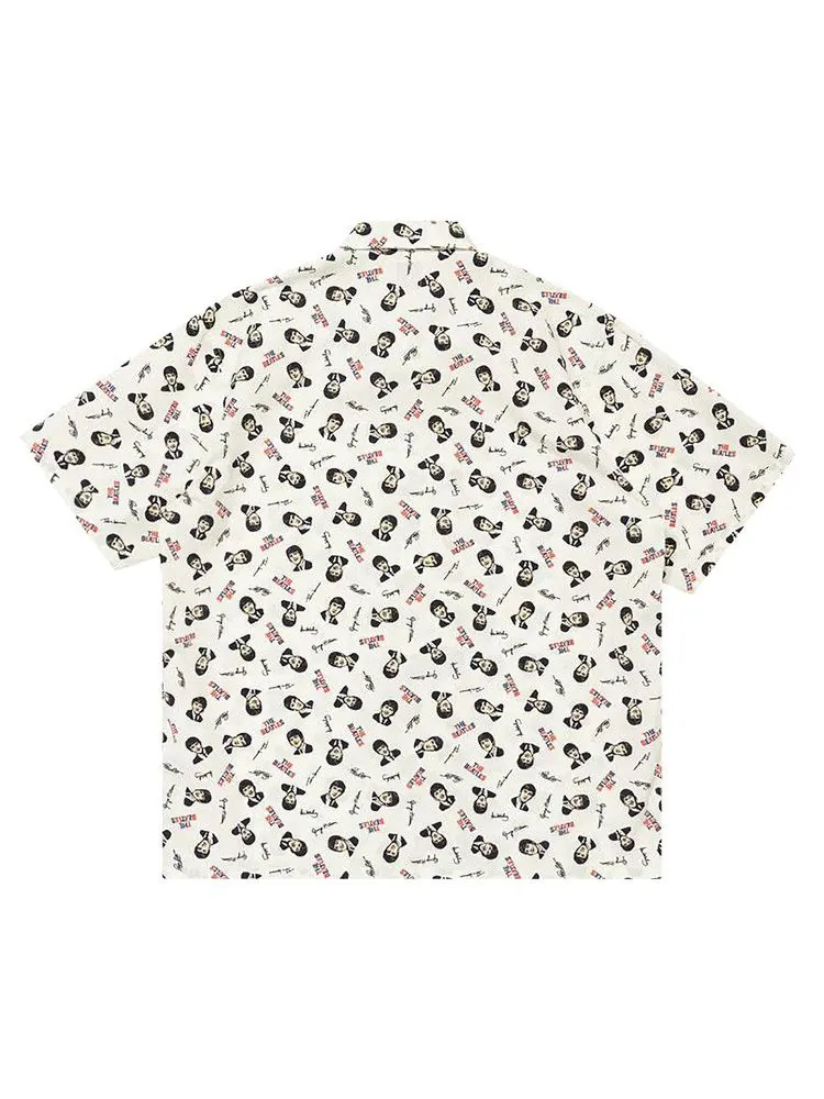 Рубашка Human Made Beatles Aloha Shirt — изображение 2 из 2, белый