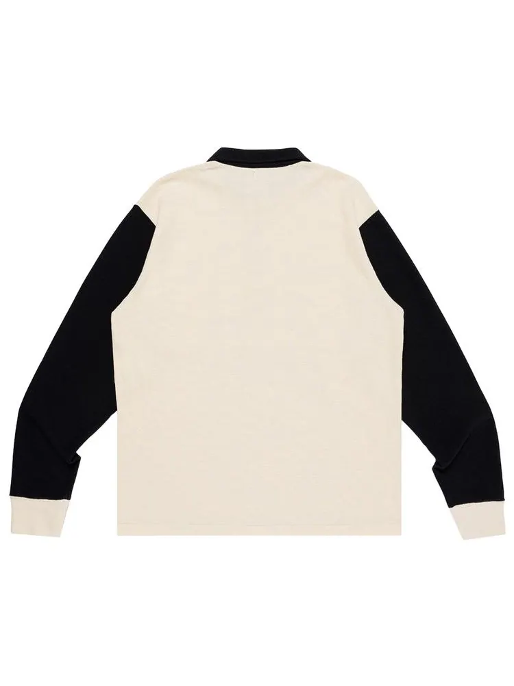 Футболка Human Made Zip-Up Long-Sleeve T-Shirt — изображение 2 из 3, черный