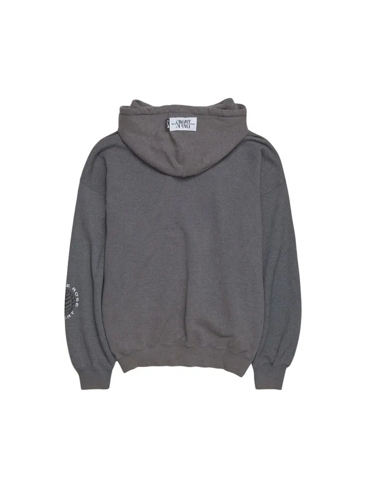 Худи Nike x Martine Rose Full-Zip Hoodie 'Charcoal Grey/White' — изображение 2 из 2, серый