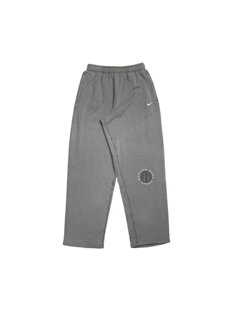 Спортивные брюки Nike x Martine Rose Fleece Pants 'Charcoal Grey/White' — изображение 1 из 2, серый