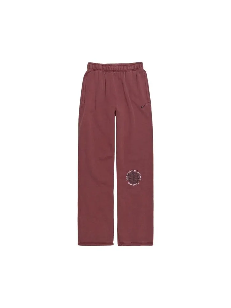 Спортивные брюки Nike x Martine Rose Fleece Pants 'Team Crimson' — изображение 1 из 2, красный