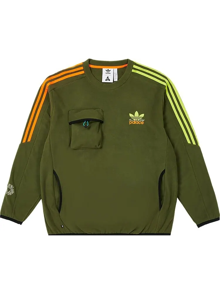 Толстовка Palace x adidas Nature Crew 'Wild Pine' — изображение 1 из 2, зеленый