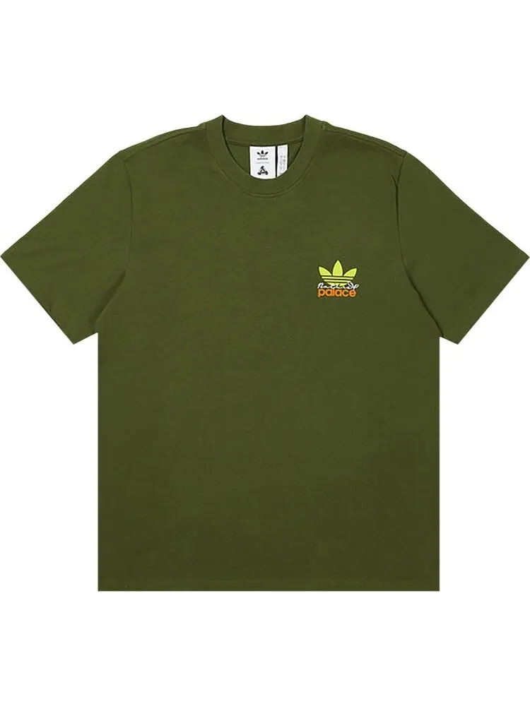 Футболка Palace x adidas Nature Tee 'Wild Pine' — изображение 1 из 2, зеленый