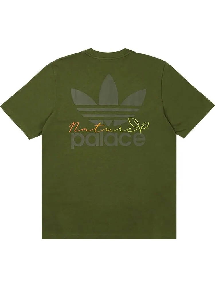Футболка Palace x adidas Nature Tee 'Wild Pine' — изображение 2 из 2, зеленый