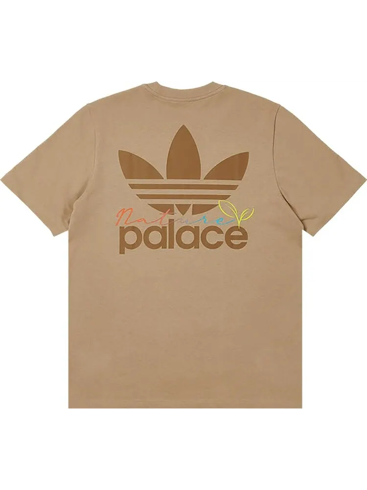 Футболка Palace x adidas Nature Tee 'Blanch Cargo' — изображение 2 из 2, загар
