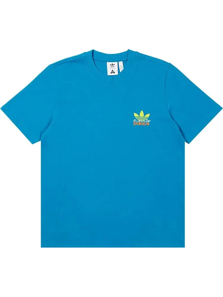 Футболка Palace x adidas Nature Tee 'Mystery Petrol' — изображение 1 из 2, синий