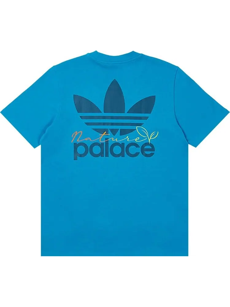 Футболка Palace x adidas Nature Tee 'Mystery Petrol' — изображение 2 из 2, синий