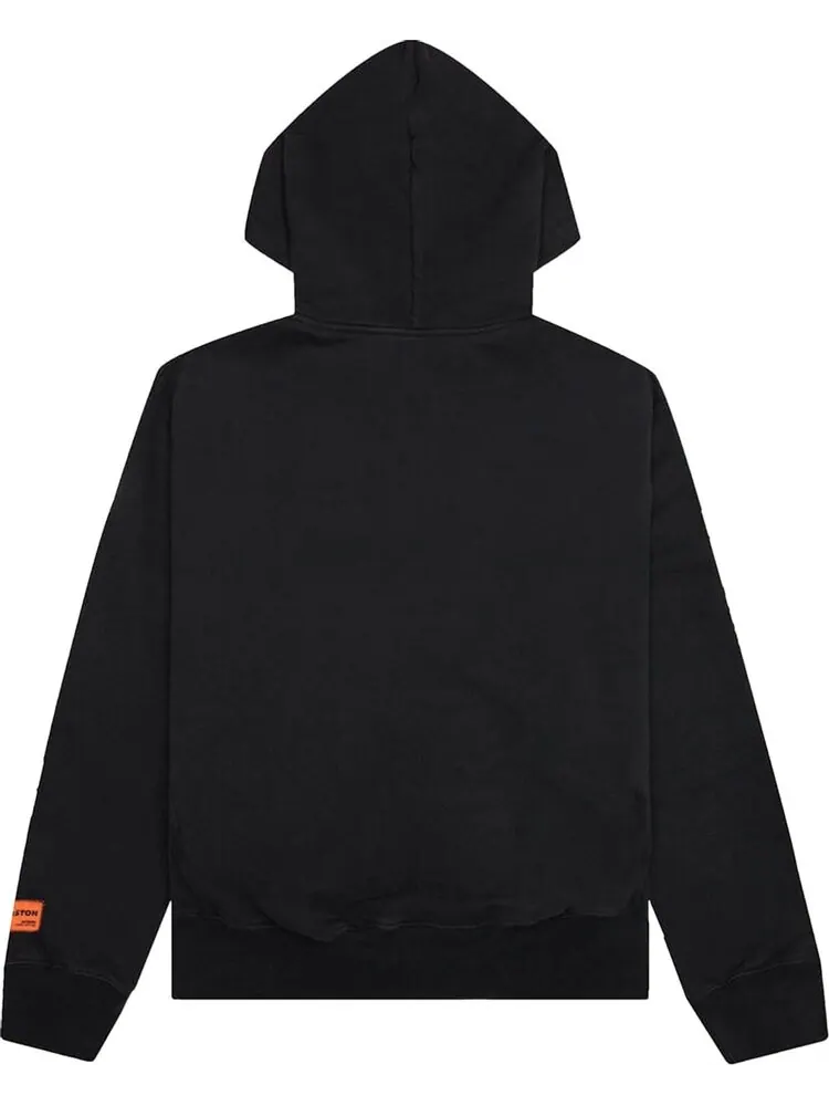 Худи Heron Preston CTNMB Spray Hoodie 'Black/Grey' — изображение 2 из 2, черный