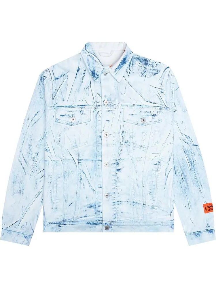 Куртка Heron Preston Overdyed Spray Regular Jacket 'Blue'