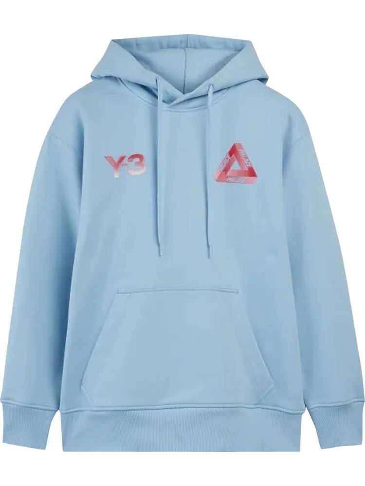 Худи Y-3 x Palace Logo Hoodie 'Blue' — синий