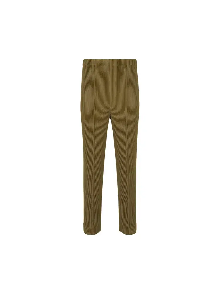 Узкие брюки Homme Plissé Issey Miyake — бежевый