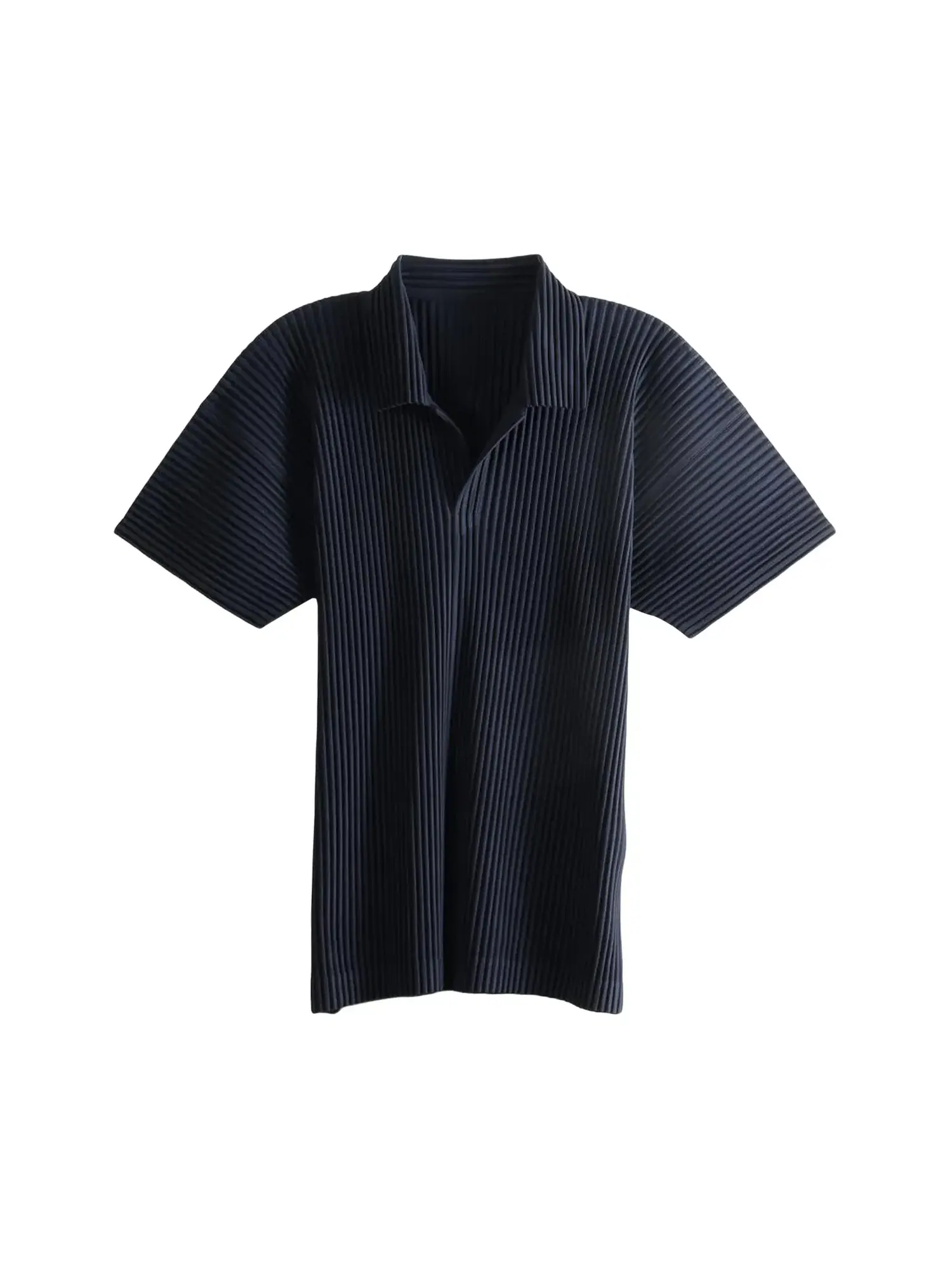 Рубашка-поло Homme Plissé Issey Miyake Basics — синий