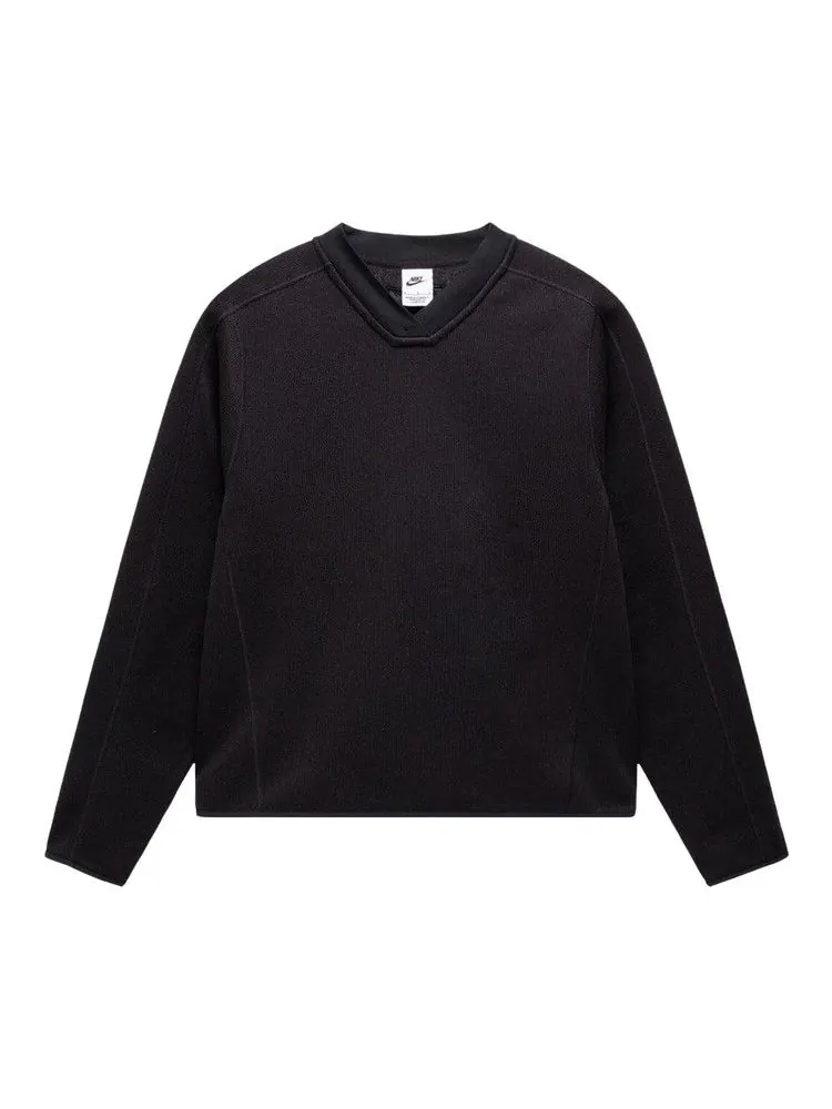 Топ Stussy x Nike Fleece Thermal 'Black' — изображение 1 из 2, черный