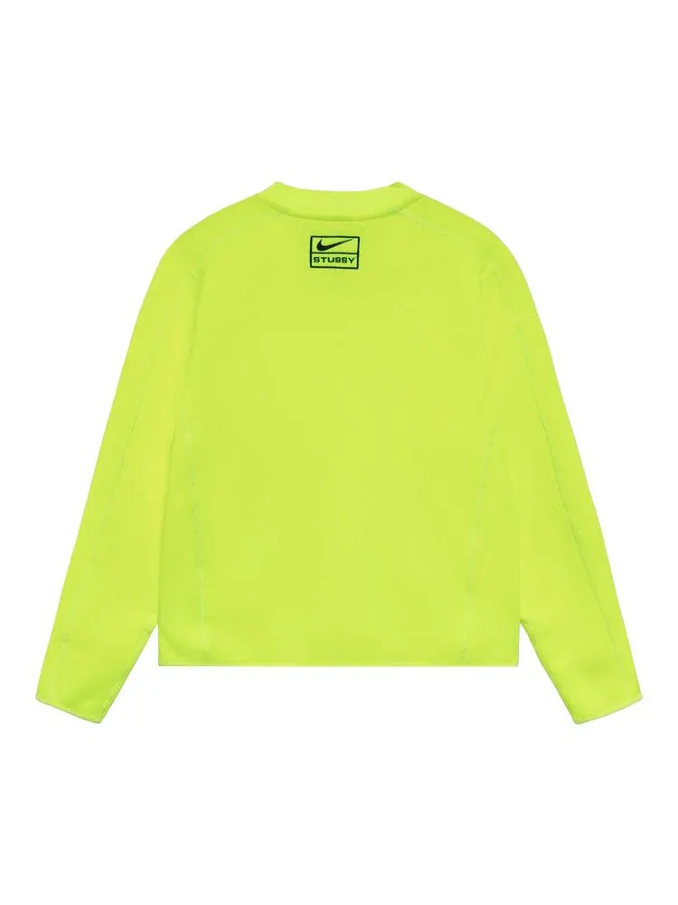 Топ Stussy x Nike Fleece Thermal 'Volt' — изображение 2 из 2, зеленый