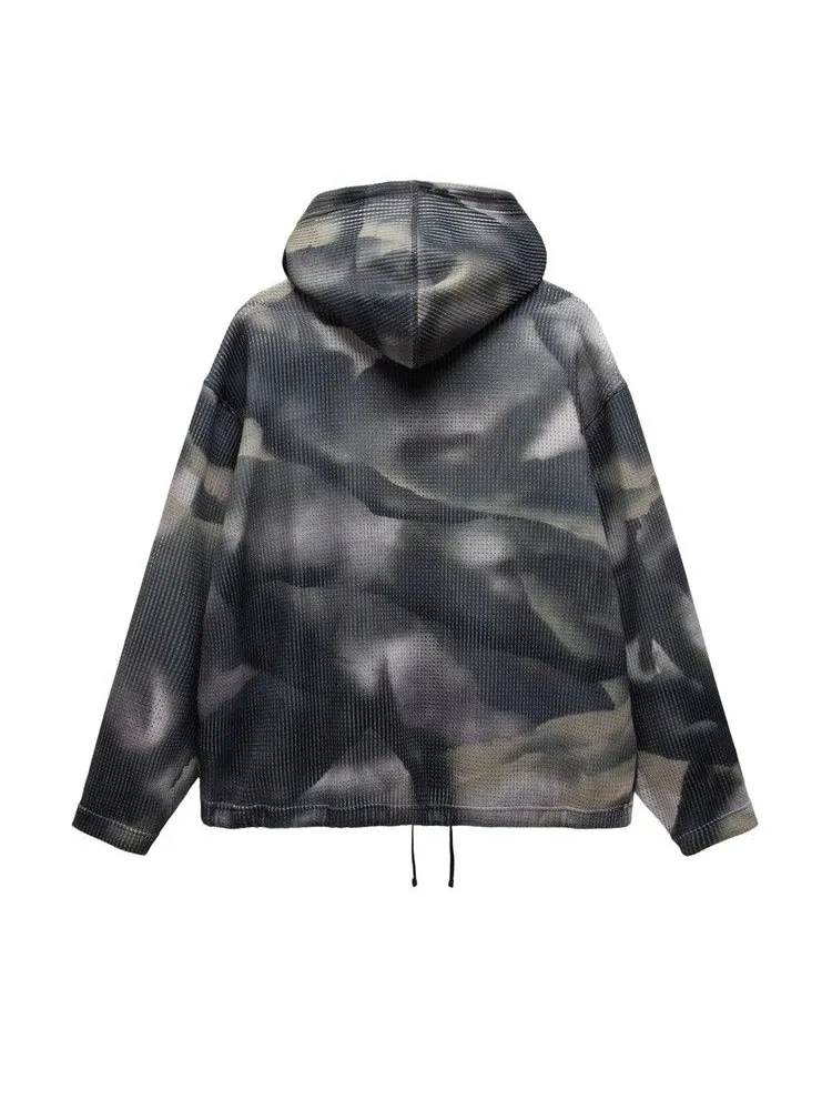 Худи Stussy x Nike Mesh Hoodie 'Multicolor' — изображение 2 из 2, мульти