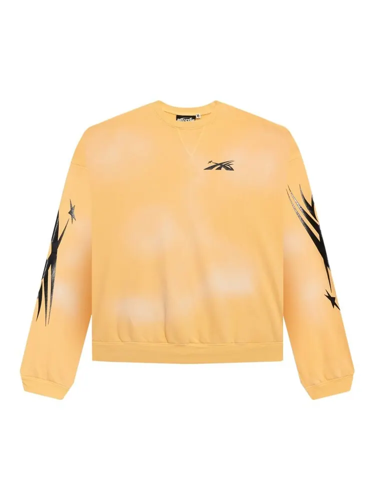 Толстовка Hellstar Sports Crewneck — изображение 1 из 2, желтый