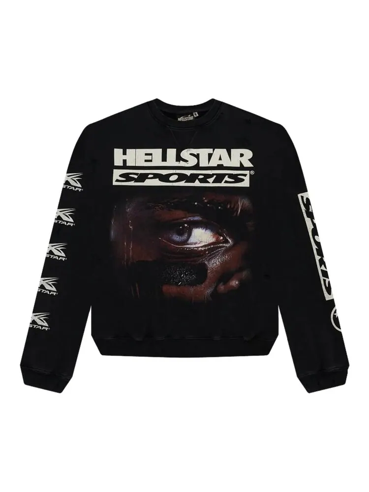 Толстовка Hellstar Sports 96 Crewneck — изображение 1 из 2, черный