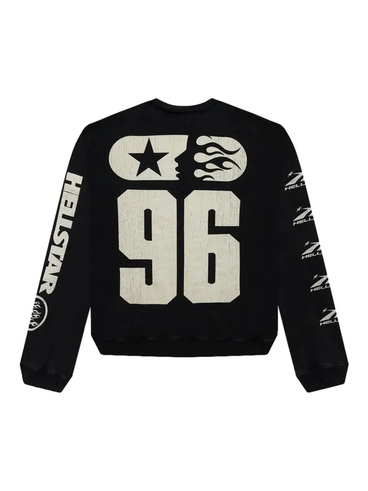 Толстовка Hellstar Sports 96 Crewneck — изображение 2 из 2, черный