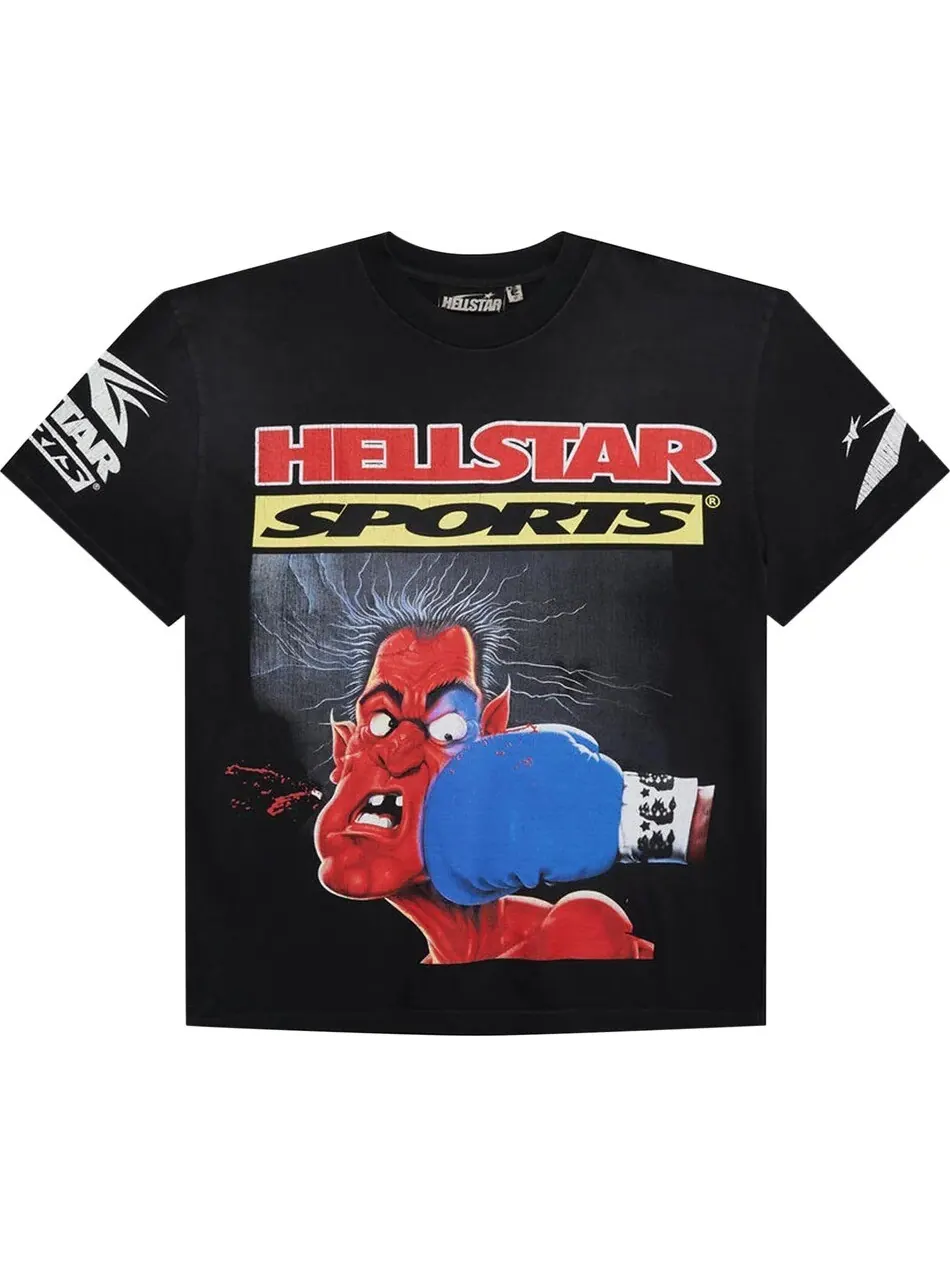 Футболка Hellstar Knock-Out — изображение 1 из 2, черный