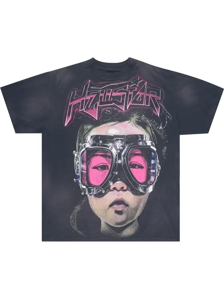 Футболка Hellstar The Future 'Black/Pink' — изображение 1 из 2, черный