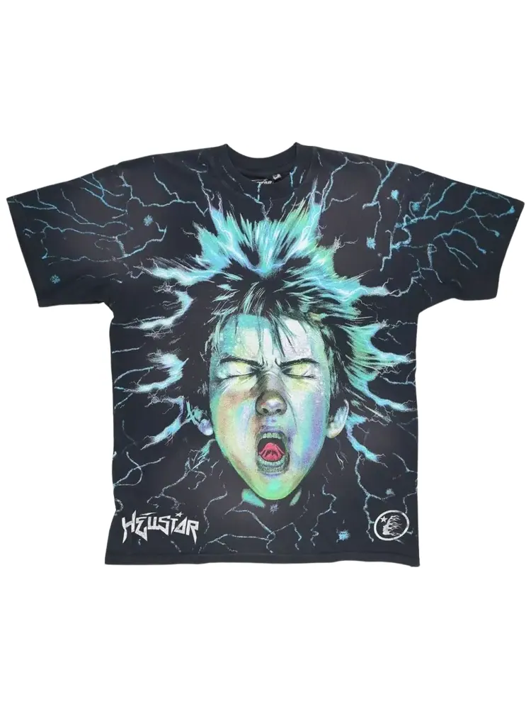 Футболка Hellstar Electic Kid 'Black' — изображение 1 из 1, черный