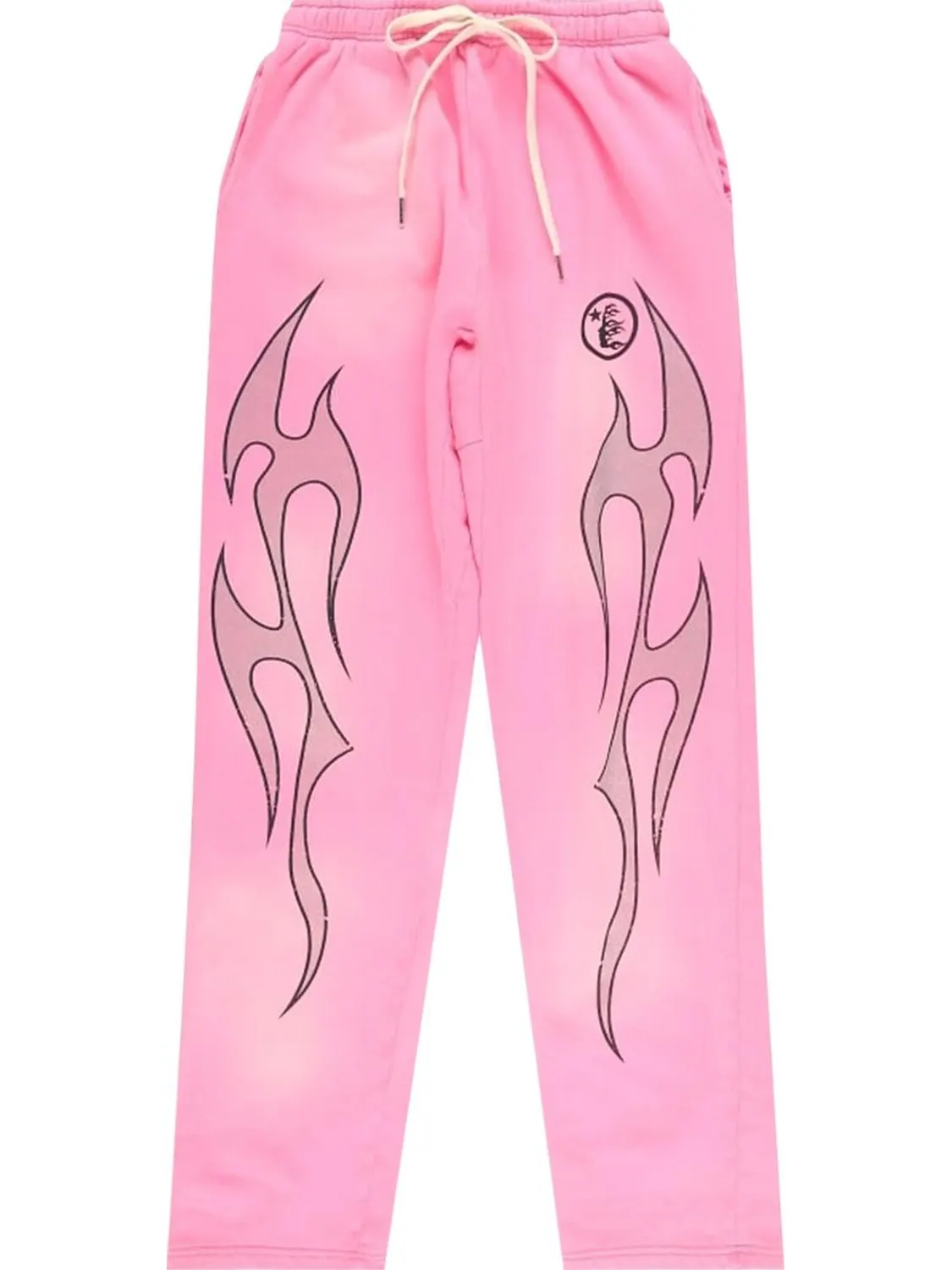 Спортивные брюки Hellstar Flame 'Pink/Silver' — изображение 1 из 2, розовый