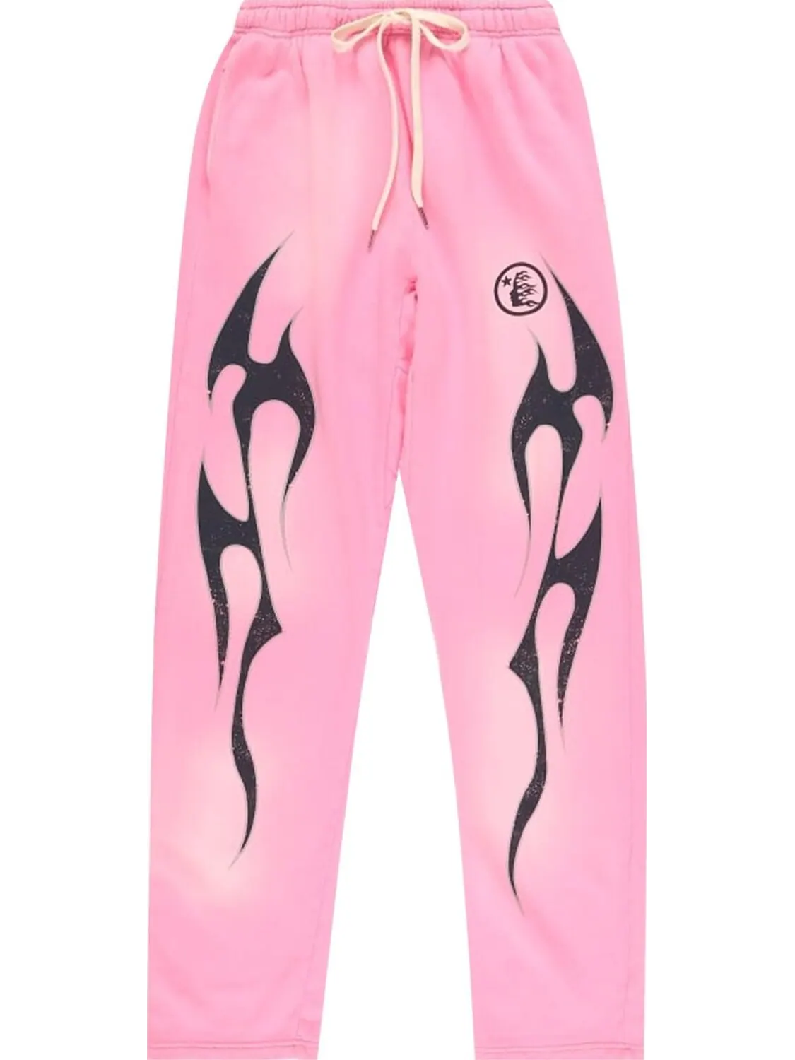 Спортивные брюки Hellstar Flame 'Pink/Black' — изображение 1 из 2, розовый