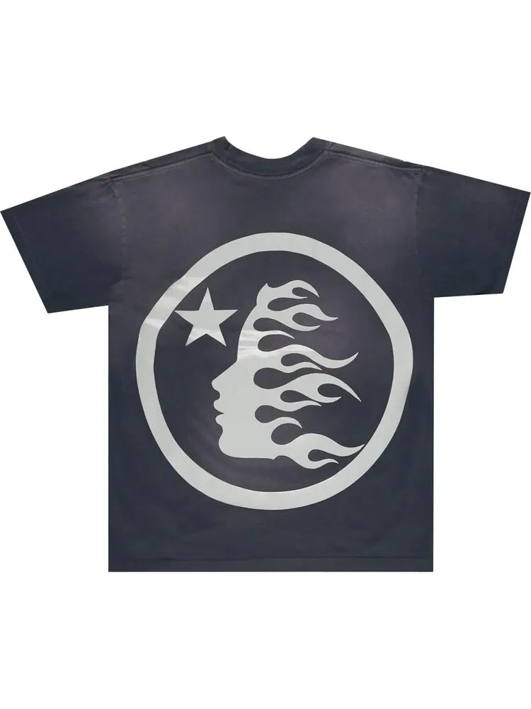 Футболка Hellstar Gel Sport Logo 'Black/Blue' — изображение 2 из 2, черный