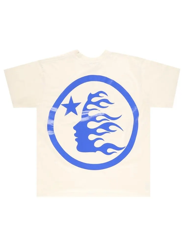 Футболка Hellstar Gel Sport Logo 'White/Blue' — изображение 2 из 2, белый