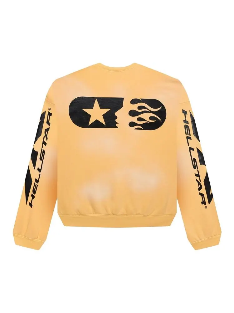 Толстовка Hellstar Sports Crewneck Yellow — изображение 2 из 2, желтый