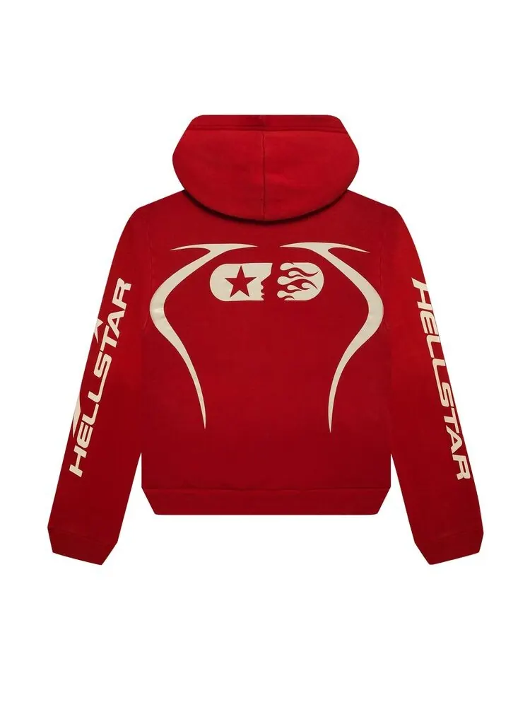 Худи Hellstar Sports Athlete Hoodie Red — изображение 2 из 2, красный