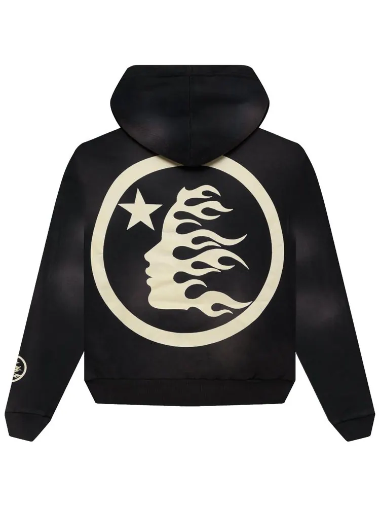 Худи Hellstar Greatest Hits Smoke Uniform — изображение 2 из 2, черный
