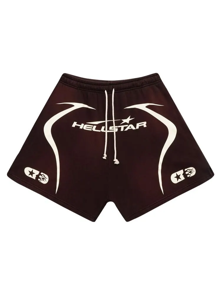 Шорты Hellstar Warm Up Shorts Brown