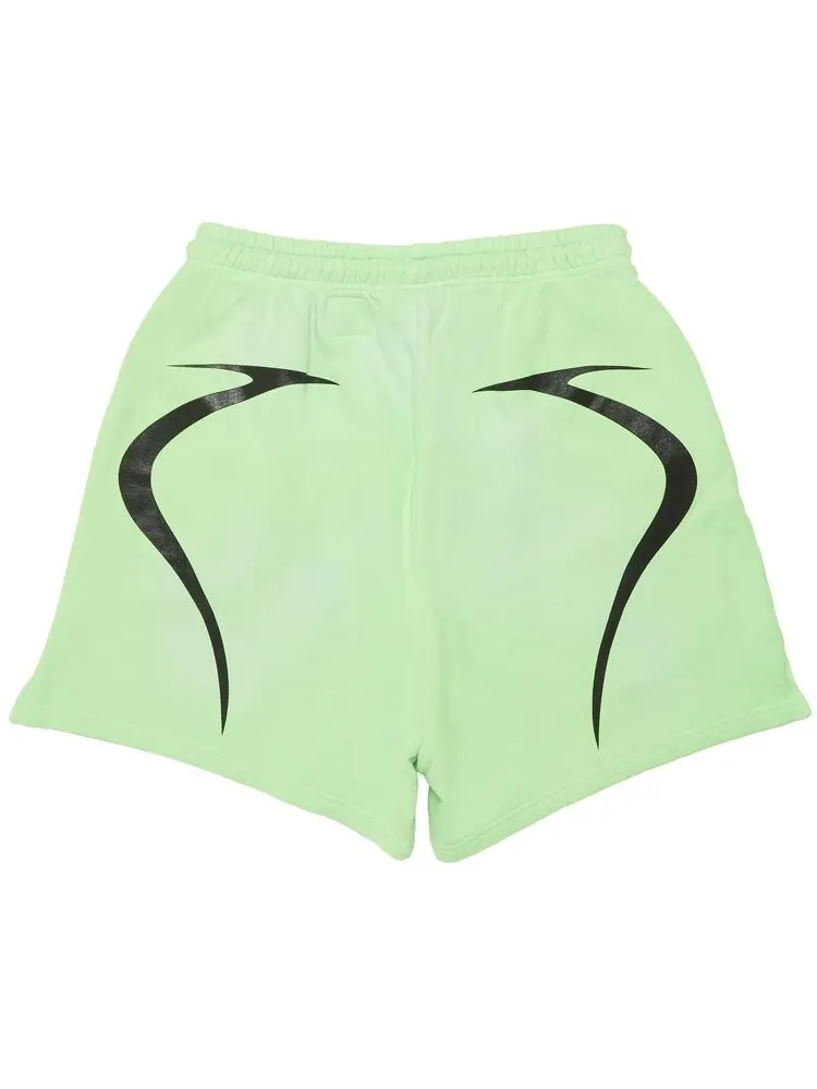 Шорты Hellstar Warm Up Shorts Neon Green — изображение 2 из 3, неоновый зеленый