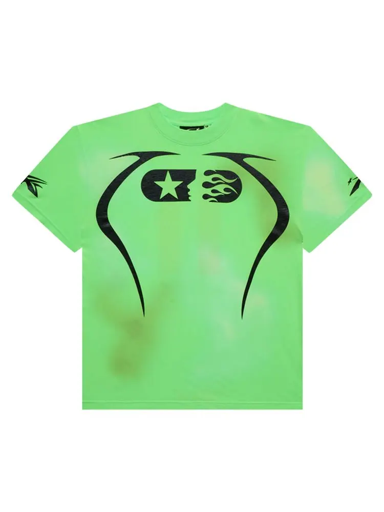 Футболка Hellstar Warm Up T-Shirt Neon Green