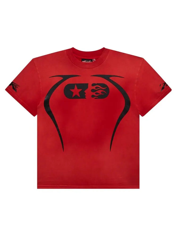 Футболка Hellstar Warm Up T-Shirt Red