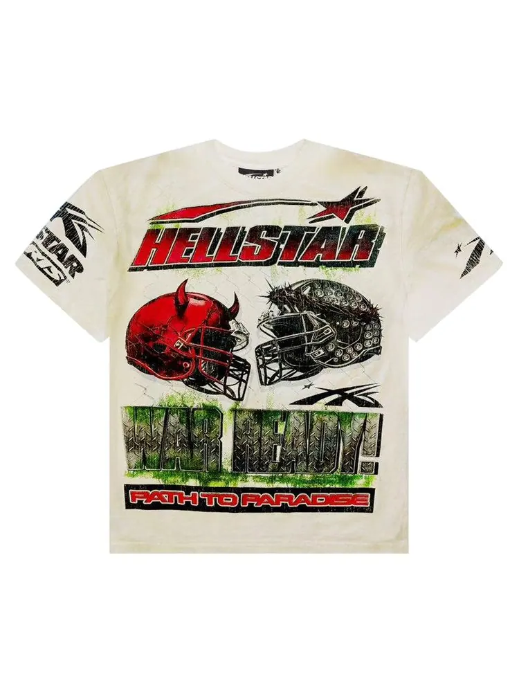 Футболка Hellstar War Ready! T-Shirt Cream