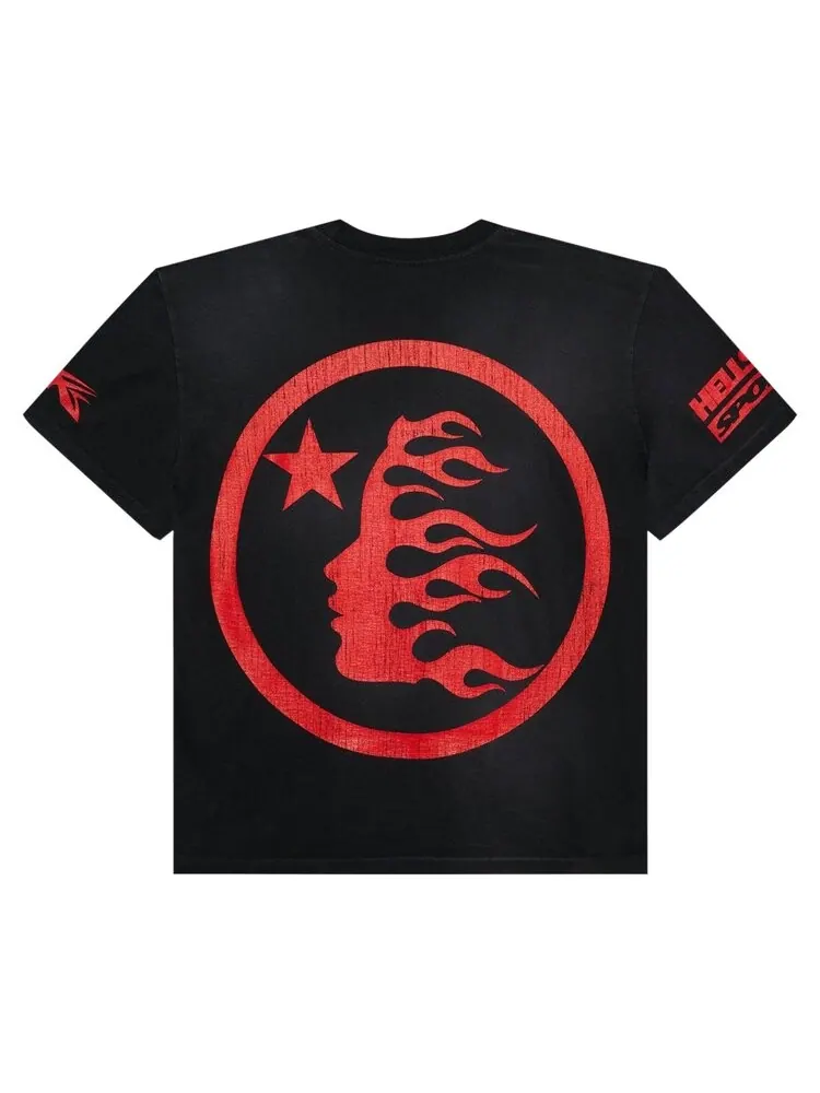 Футболка Hellstar Beat Us! T-Shirt — изображение 2 из 2, черный/красный