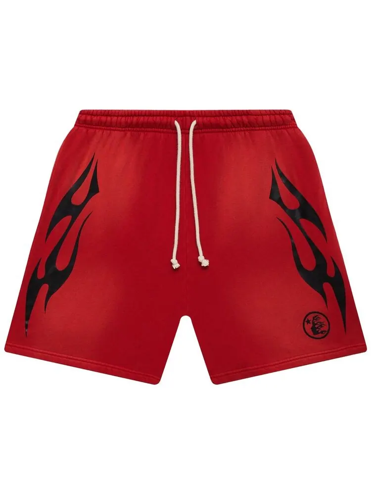 Шорты Hellstar Flame Shorts Red
