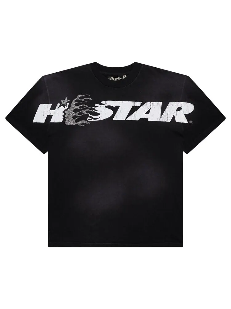 Футболка Hellstar Studios Cartoon Logo Glitter Logo T-Shirt