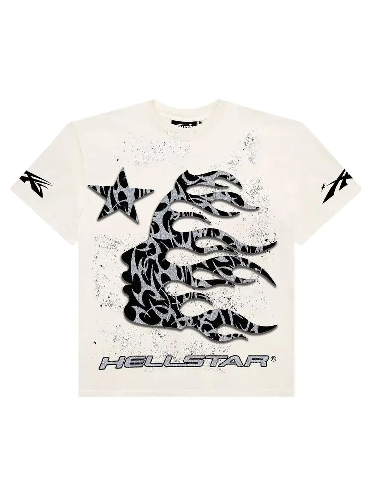Футболка Hellstar Thorn Glitter T-Shirt White